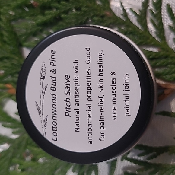 Fireweed/Spruce Salve, Dandelion/Frankinsence Salve, Cottonwoodbud/Pine Pitch - Picture 4 of 5